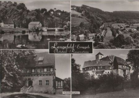 Lengefeld - Rauenstein - mit Kindererholungsheim - 1972 Lengefeld - Rauenstein - mit Kindererholungsheim - 1972