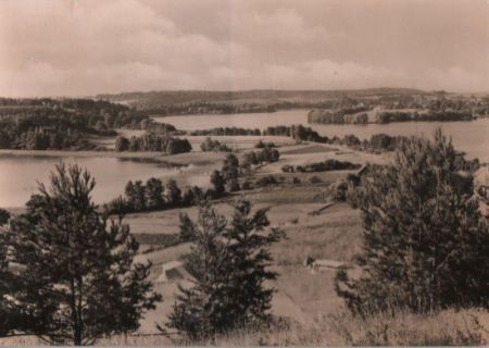 Feldberg, Feldberger Seenlandschaft - Blick vom Hüttenberg - 1972 Feldberg, Feldberger Seenlandschaft - Blick vom Hüttenberg - 1972