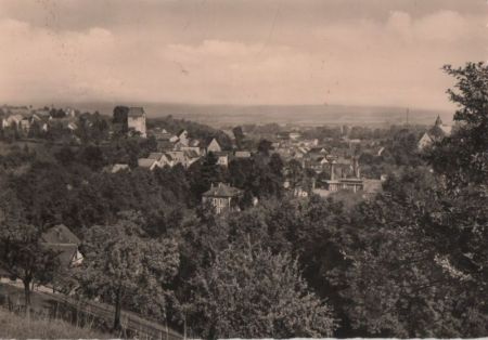 Stadtroda - Blick vom Süden - ca. 1960 Stadtroda - Blick vom Süden - ca. 1960