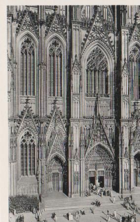 Köln - Dom, Westportal - ca. 1960 Köln - Dom, Westportal - ca. 1960