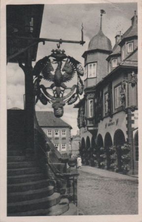 Goslar - Rathaustreppe - 1953 Goslar - Rathaustreppe - 1953