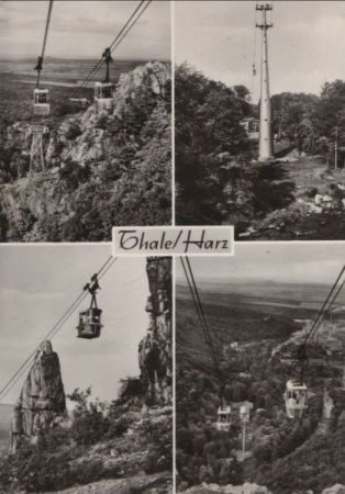 Thale - 4 Teilbilder - 1977 Thale - 4 Teilbilder - 1977