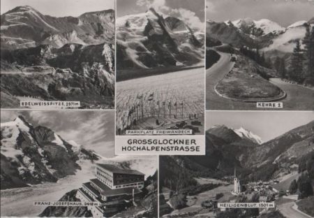 Österreich - Großglockner-Hochalpenstraße - u.a. Edelweisspitze - ca. 1965 Österreich - Großglockner-Hochalpenstraße - u.a. Edelweisspitze - ca. 1965