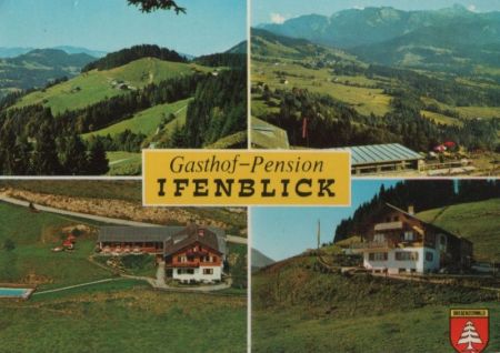 Österreich - Sibratsgfäll - Pension Ifenblick - ca. 1980 Österreich - Sibratsgfäll - Pension Ifenblick - ca. 1980