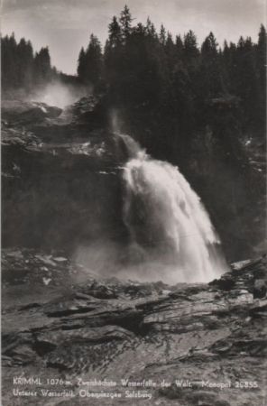 Österreich - Krimml - Unter Wasserfall - 1954 Österreich - Krimml - Unter Wasserfall - 1954