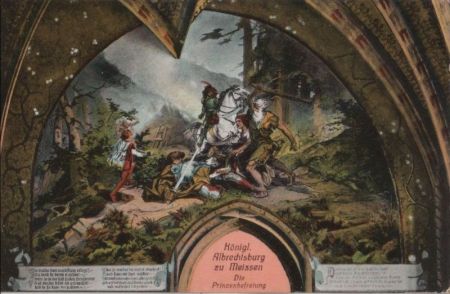 Meißen - Albrechtsburg, Prinzenbefreiung - ca. 1935 Meißen - Albrechtsburg, Prinzenbefreiung - ca. 1935