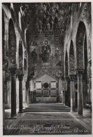 Italien - Palermo - Interno dello Cappella Palatina - ca. 1960 Italien - Palermo - Interno dello Cappella Palatina - ca. 1960