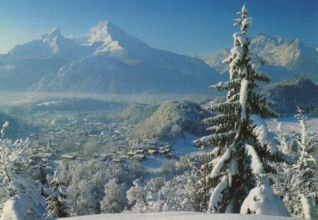 Berchtesgaden - mit Watzmann - ca. 1985 Berchtesgaden - mit Watzmann - ca. 1985