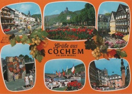 Cochem - 6 Teilbilder - ca. 1985 Cochem - 6 Teilbilder - ca. 1985