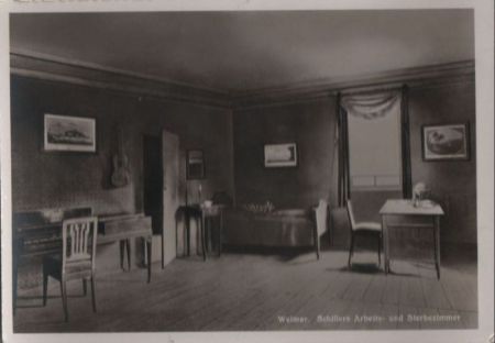Weimar - Schillers Arbeits- und Sterbezimmer - 1937 Weimar - Schillers Arbeits- und Sterbezimmer - 1937