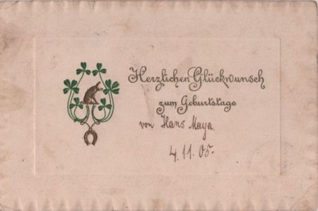 Glückwunsch zum Geburtstage Glückwunsch zum Geburtstage
