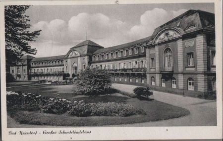 Bad Nenndorf - Großes Schwefelbadehaus - 1951 Bad Nenndorf - Großes Schwefelbadehaus - 1951