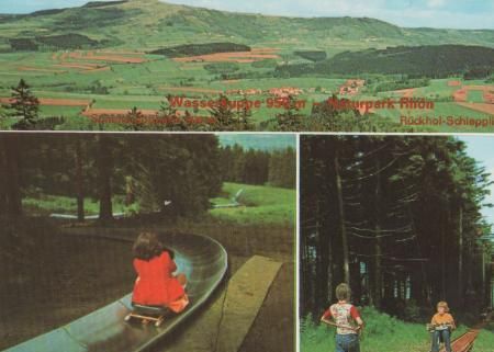 Bad Brückenau - Rhön Wasserkuppe - Sommerbobbahn - ca. 1975 Bad Brückenau - Rhön Wasserkuppe - Sommerbobbahn - ca. 1975