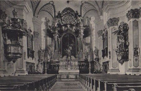 Vilshofen - Stadt-Pfarrkirche - ca. 1935 Vilshofen - Stadt-Pfarrkirche - ca. 1935