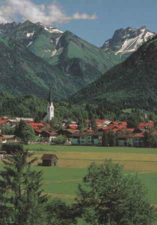 Oberstdorf - mit Kratzer - ca. 1980 Oberstdorf - mit Kratzer - ca. 1980
