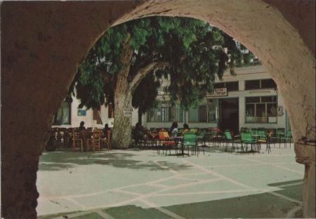 Griechenland - Andiparos - der Platz - ca. 1980 Griechenland - Andiparos - der Platz - ca. 1980