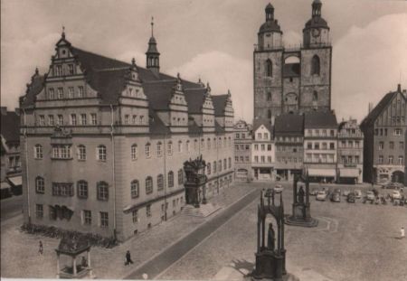 Wittenberg - Marktplatz - 1967 Wittenberg - Marktplatz - 1967