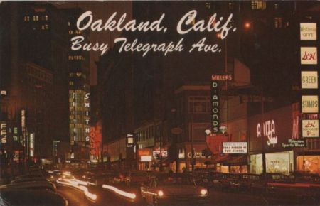 USA - Oakland - Busy Telegraph Ave. - 1972 USA - Oakland - Busy Telegraph Ave. - 1972