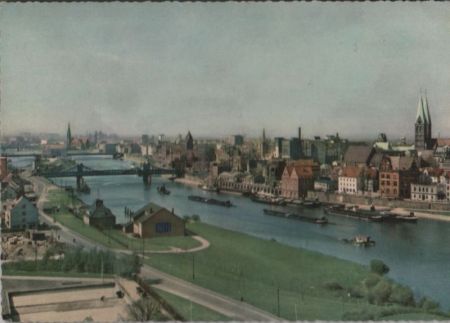 Bremen - Altstadt und Weser - ca. 1970 Bremen - Altstadt und Weser - ca. 1970
