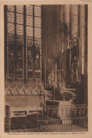Mainz - Dom, Grabmal Bischof Ketteler - ca. 1935 Mainz - Dom, Grabmal Bischof Ketteler - ca. 1935