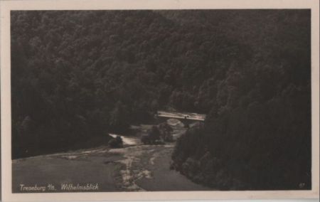 Treseburg - Wilhelmsblick - ca. 1950 Treseburg - Wilhelmsblick - ca. 1950