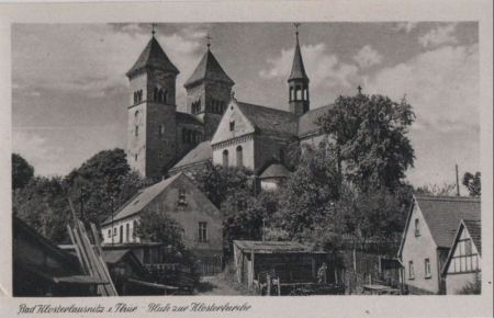 Bad Klosterlausnitz - Blick zur Klosterkirche Bad Klosterlausnitz - Blick zur Klosterkirche