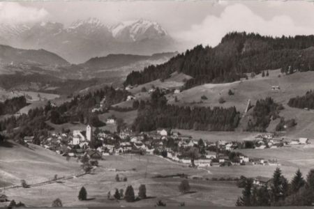 Oberstaufen - mit Dreiländerblick - 1956 Oberstaufen - mit Dreiländerblick - 1956
