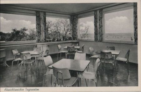 Lübbecke-Nettelstedt - Kindergenesungsheim, Tagesraum - 1985 Lübbecke-Nettelstedt - Kindergenesungsheim, Tagesraum - 1985