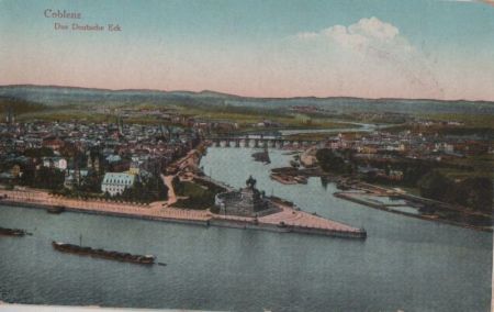 Coblenz - Koblenz - Das Deutsche Eck - ca. 1920 Coblenz - Koblenz - Das Deutsche Eck - ca. 1920