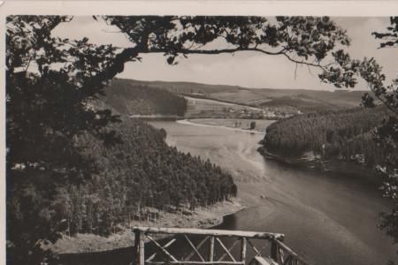 Schleiz - Bleiloch-Saaletalsperre - Heinrichstein - ca. 1955 Schleiz - Bleiloch-Saaletalsperre - Heinrichstein - ca. 1955