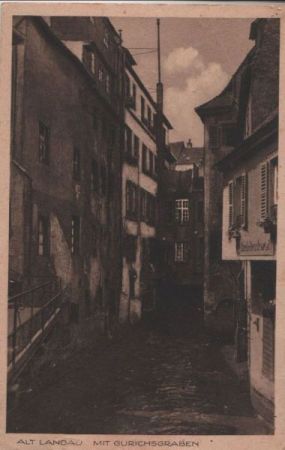 Landau - mit Gurichsgraben - ca. 1930 Landau - mit Gurichsgraben - ca. 1930