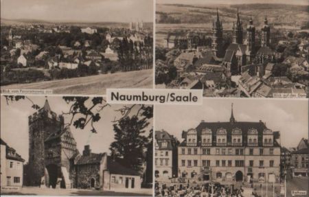 Naumburg - u.a. Blick vom Panoramaweg - 1966 Naumburg - u.a. Blick vom Panoramaweg - 1966