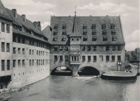 Nürnberg - Heilig-Geist-Spital - ca. 1955 Nürnberg - Heilig-Geist-Spital - ca. 1955
