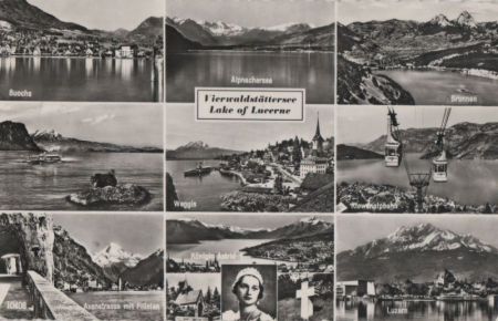 Schweiz - Vierwaldstättersee - u.a. Alpnachersee - 1964 Schweiz - Vierwaldstättersee - u.a. Alpnachersee - 1964