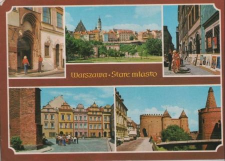 Polen - Warschau - mit 5 Bildern - 1986 Polen - Warschau - mit 5 Bildern - 1986