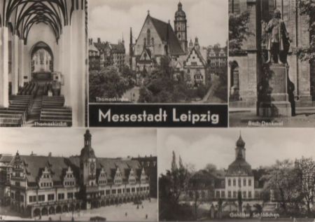 Leipzig - u.a. Thomaskirche - 1972 Leipzig - u.a. Thomaskirche - 1972