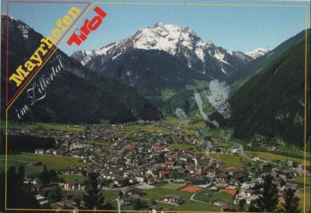 Österreich - Mayrhofen - Blick gegen Grünberg - 2014 Österreich - Mayrhofen - Blick gegen Grünberg - 2014
