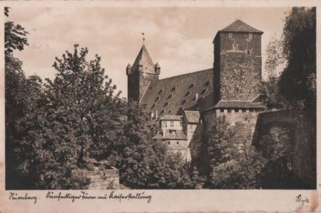 Nürnberg - Fünfeckiger Turm - 1941 Nürnberg - Fünfeckiger Turm - 1941