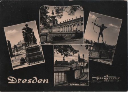 Dresden - u.a. Bogenschütze - 1965 Dresden - u.a. Bogenschütze - 1965