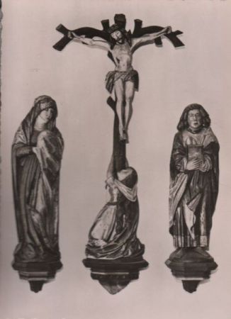 Fulda - Michaeliskirche, Gotisches Kreuz - ca. 1965 Fulda - Michaeliskirche, Gotisches Kreuz - ca. 1965
