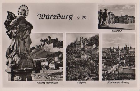 Würzburg - u.a. Marienberg - ca. 1955 Würzburg - u.a. Marienberg - ca. 1955
