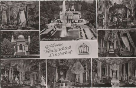 Ettal, Linderhof - u.a. Blaue Grotte - ca. 1960 Ettal, Linderhof - u.a. Blaue Grotte - ca. 1960