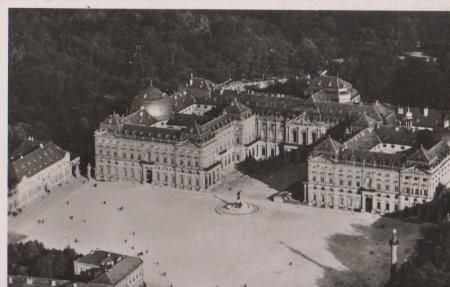 Würzburg - Wrzburg Residenz - Luftbild - 1952 Würzburg - Wrzburg Residenz - Luftbild - 1952