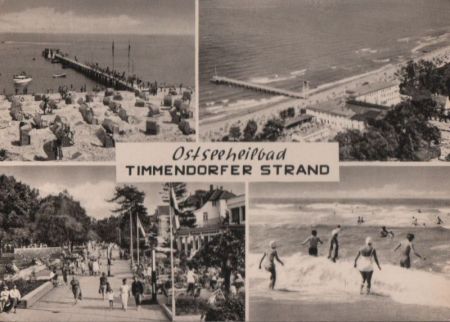 Timmendorfer Strand - mit 4 Bildern - ca. 1965 Timmendorfer Strand - mit 4 Bildern - ca. 1965