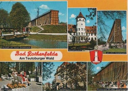 Bad Rothenfelde - u.a. Promenade am alten Gradierwerk - 1983 Bad Rothenfelde - u.a. Promenade am alten Gradierwerk - 1983