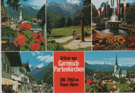 Garmisch-Partenkirchen - u.a. Kramerplateauweg - 1985 Garmisch-Partenkirchen - u.a. Kramerplateauweg - 1985