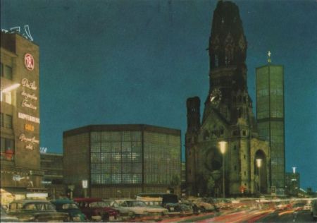Berlin-Charlottenburg, Gedächtniskirche - 1970 Berlin-Charlottenburg, Gedächtniskirche - 1970