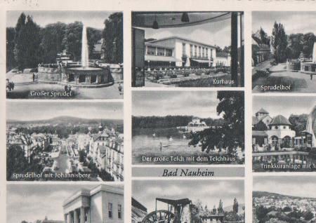 Bad Nauheim u.a. Großer Teich - ca. 1955 Bad Nauheim u.a. Großer Teich - ca. 1955