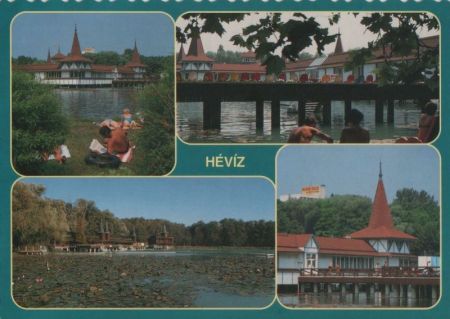 Ungarn - Heviz - mit 4 Bildern - 1994 Ungarn - Heviz - mit 4 Bildern - 1994