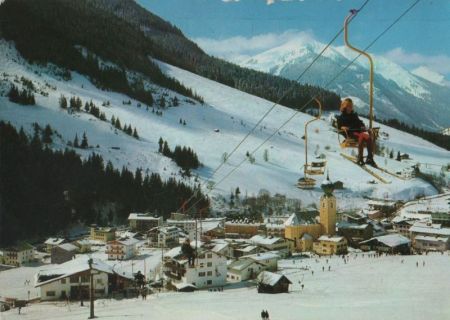Österreich - Saalbach - mit Kohlmaislift - ca. 1975 Österreich - Saalbach - mit Kohlmaislift - ca. 1975